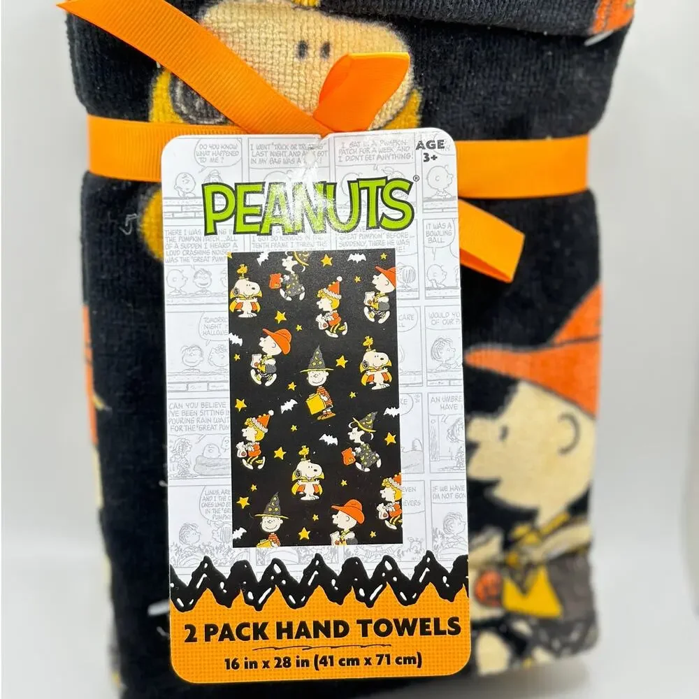 Snoopy Halloween Hand Towel Set of 2